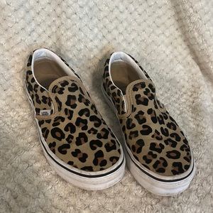 Girls Leopard Print Vans